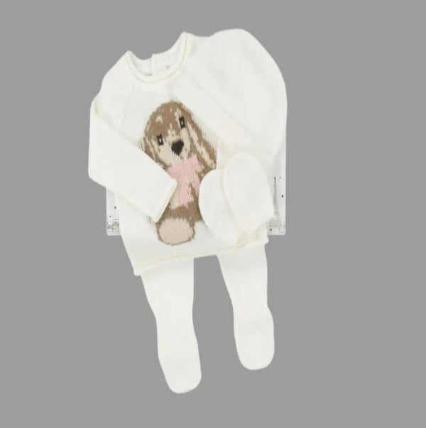 White Rabbit Knitted Gift Set (0-6 Months)