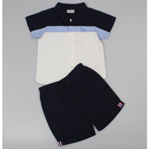 Dinosaur Panel shirt and Chino Shorts Set (1-2 Years)