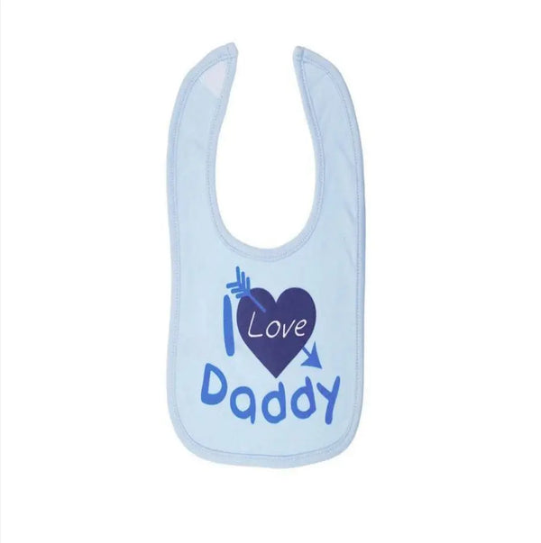Blue Cotton Bib