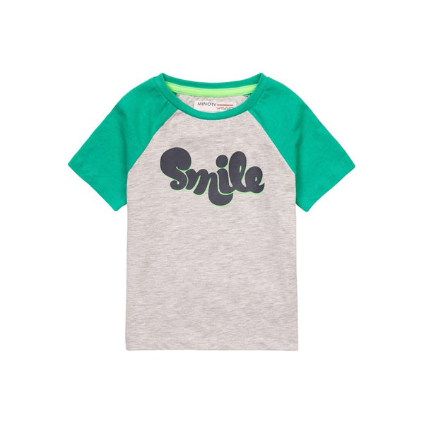 Grey Marl Smile T-Shirt (1-3 Years)
