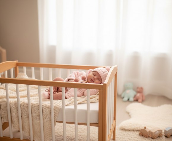 Pink Pom Pom Hooded Two Piece Set (0-9 Months) 
