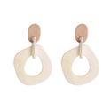 Modern Circle Earrings 