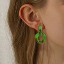 Modern Circle Earrings 
