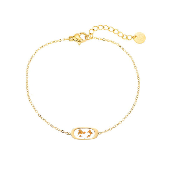 Gold Plated Spring Bird Stainless Steel Bracelet 