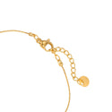 Gold Plated Beads Blossom Stainless Steel Bracelet 