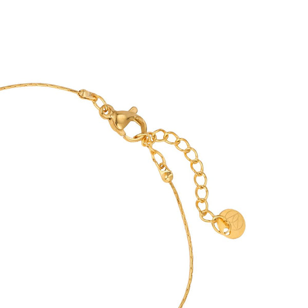 Gold Plated Beads Blossom Stainless Steel Bracelet 