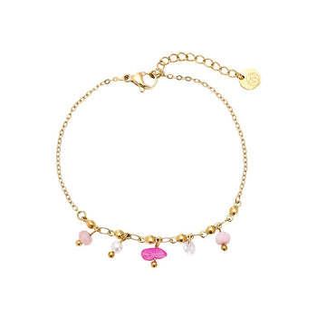 Gold Plated Sweet moment stainless steel bracelet 