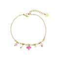 Gold Plated Sweet moment stainless steel bracelet 