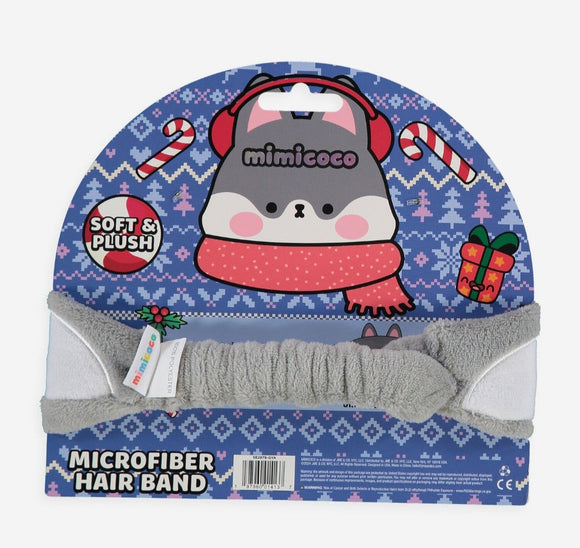 Grey Dog Hairband 
