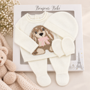 White Rabbit Knitted Gift Set  (0-6 Months) 