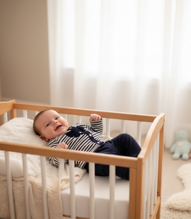 Baby Stripe Jacket & Navy Trouser Outfit (0-9 Months) 