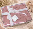 Rock A Bye Baby Knitted Gift Set – Dusky Pink 