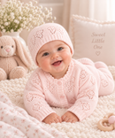 Pink Baby Girl Outfit Set (NB-6 Months) 