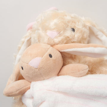 Baby Bunny Plush Toy & Comforter Set 