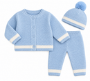 Baby Blue & White  Outfit In a Gift Box (NB-6 Months) 