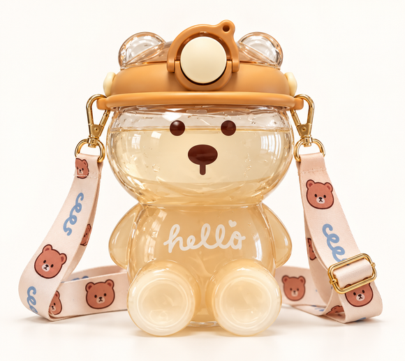 Brown Bear Water Bottle (1000ml) 