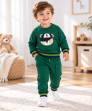 Baby Boys Green Bear 2-Piece Outfit Set 