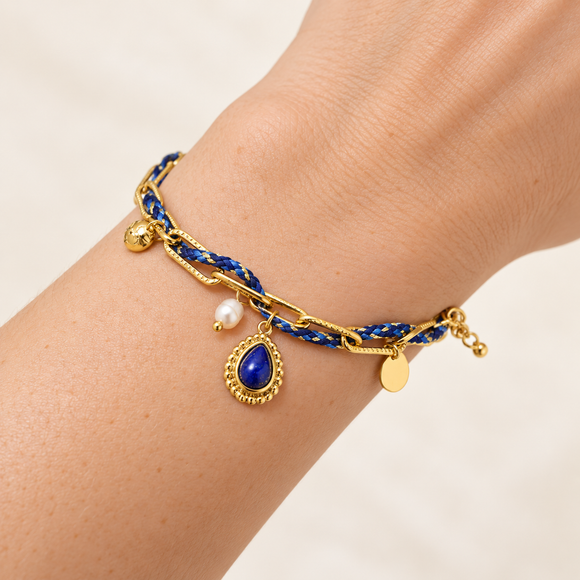 Beach and Sea Stainless Steel Bracelet 