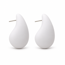 Shining Rupert Drops stainless steel earrings 