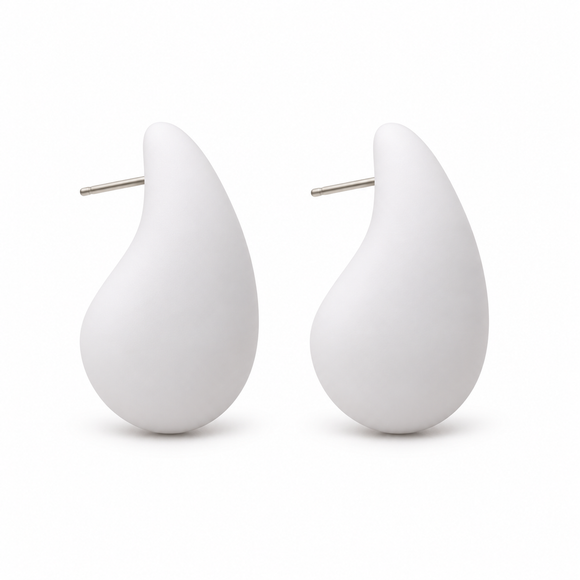 Shining Rupert Drops stainless steel earrings 