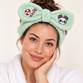 Two Park Multicoloured Panda Headbands 