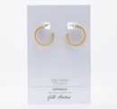 Gold Tone Hoop Earrings 