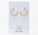 Gold Tone Hoop Earrings 