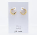 Gold Tone Hoop Earrings 