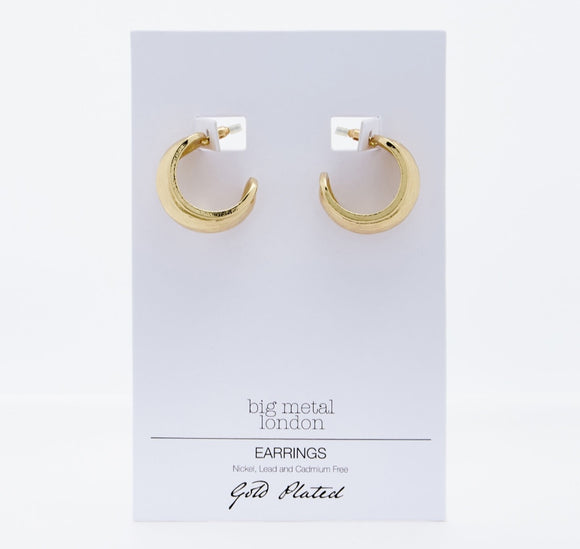 Gold Tone Hoop Earrings 