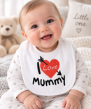 I love Mummy Velcro Bib (One Size) 