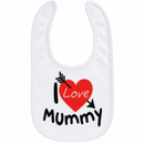 I love Mummy Velcro Bib (One Size) 