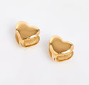 18ct Gold Plated Double Heart Earrings 