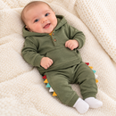 Two Piece Green Dinosaur Hoodie Joggers Set (0-3 MTHS) 