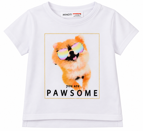 Pawsome Dog Graphic T-Shirt (1-3 Years) 