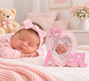 Pink Baby Photo Frame – Keepsake Gift | 10.5 x 13.5 cm 