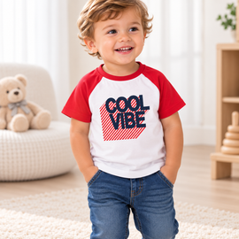 White Cool Vibe T-Shirt (1-2 Years) 