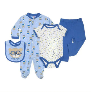 Blue 4-Piece Cotton Set