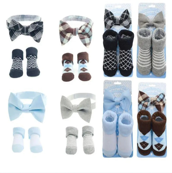 Baby Bow Tie and Sock Set