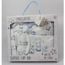 Baby Boys Bunny 3 Piece Set in a Gift  Box (0-6 Months) 